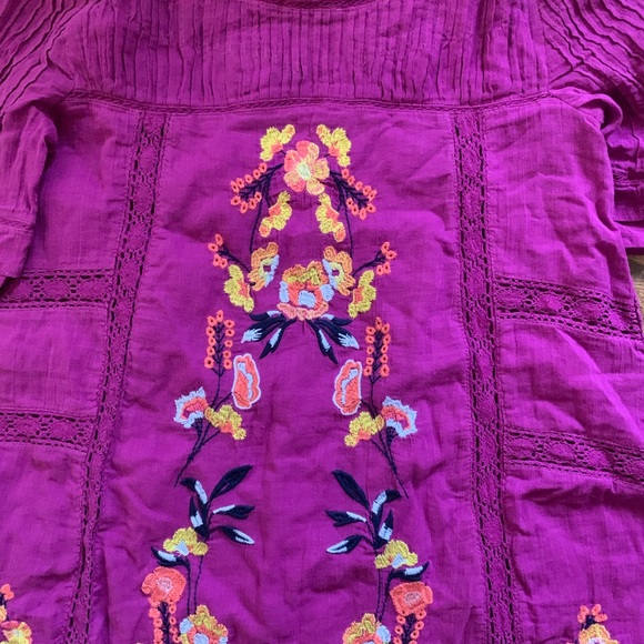 Free People Embroidered Babydoll Dress - Picture 8 of 10